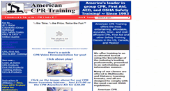 Desktop Screenshot of cpr-training-classes.com